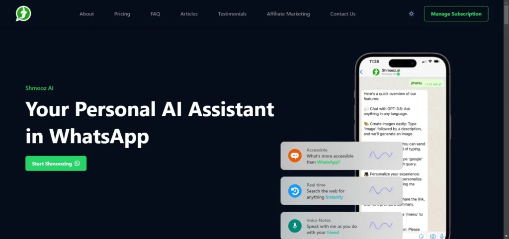 shmooz ai