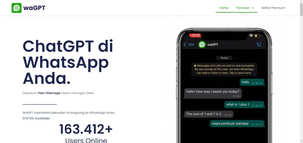 wagpt ai whatsapp