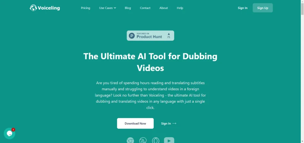voiceling ai dub chrome extension