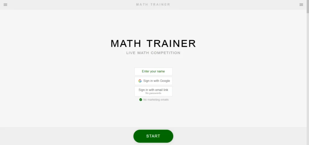 math trainer ai