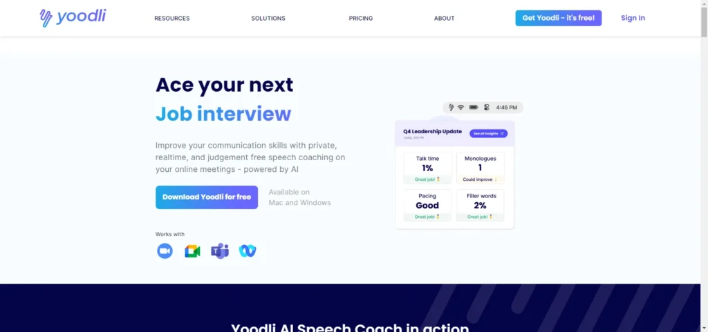 yoodli ai speech coach