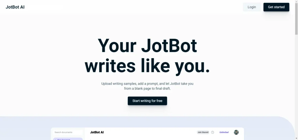 jotbot ai