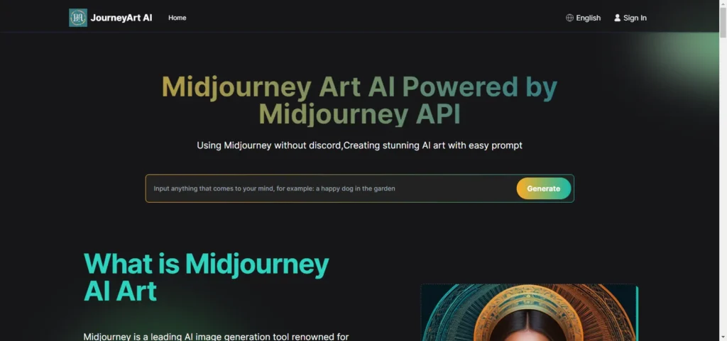 midjourney art ai generator