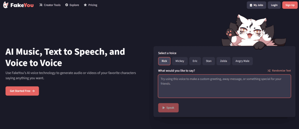 Best Funny AI Tools: Your Guide to AI-Powered Laughter 5 Screenshot 2025 03 18 134950