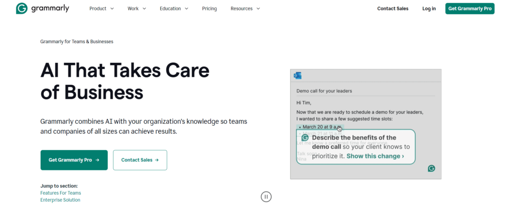 The 10 Best AI Tools for Business in 2025 9 Screenshot 2025 03 31 105958