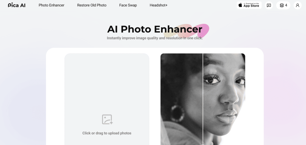 Best AI Photo Enhancer Tools in 2025: Improve Image Quality Instantly 8 screenshot 2025 03 09 135856