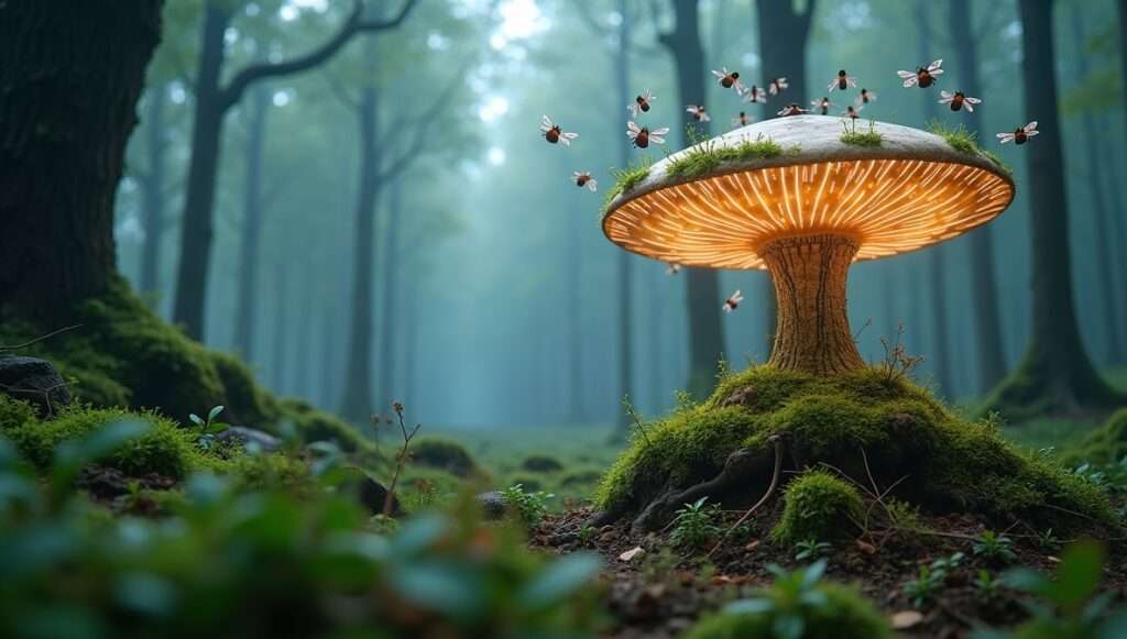 Flux Dev An imaginative and futuristic landscape blending natu 2