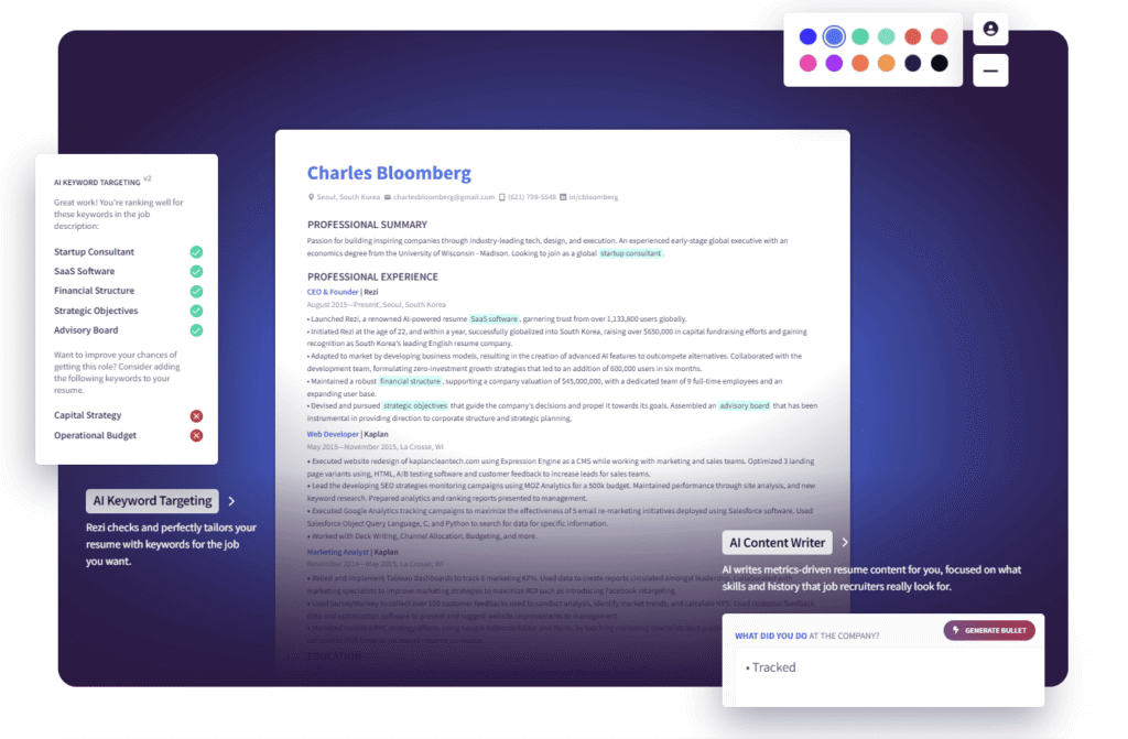 Best AI Resume Builders in 2025: A Comprehensive Guide 4 Screenshot 2025 05 23 125827