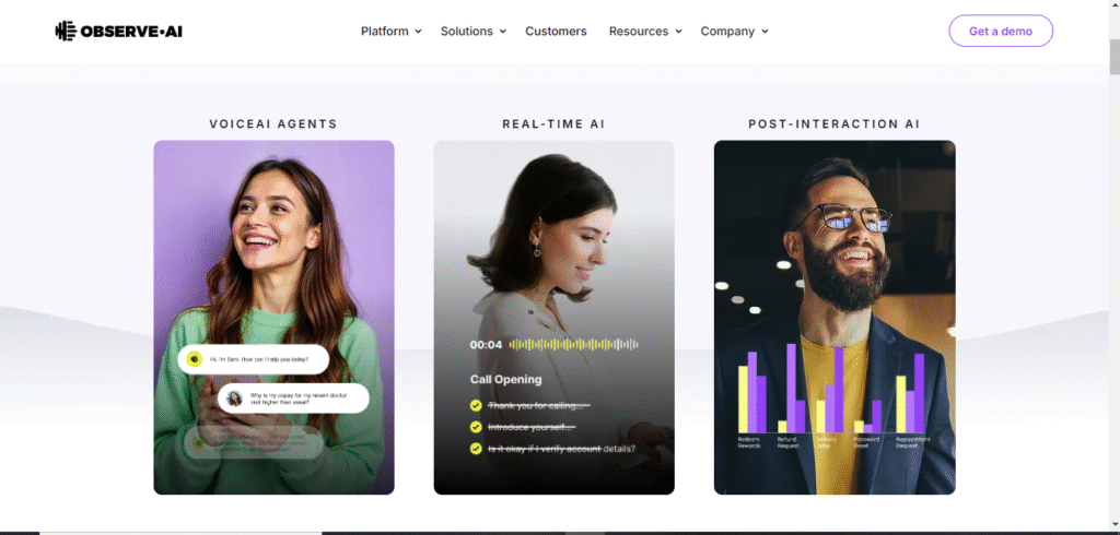 OBSERVE.AI: The Leading AI Platform Revolutionizing Contact Center Performance 1 image 1