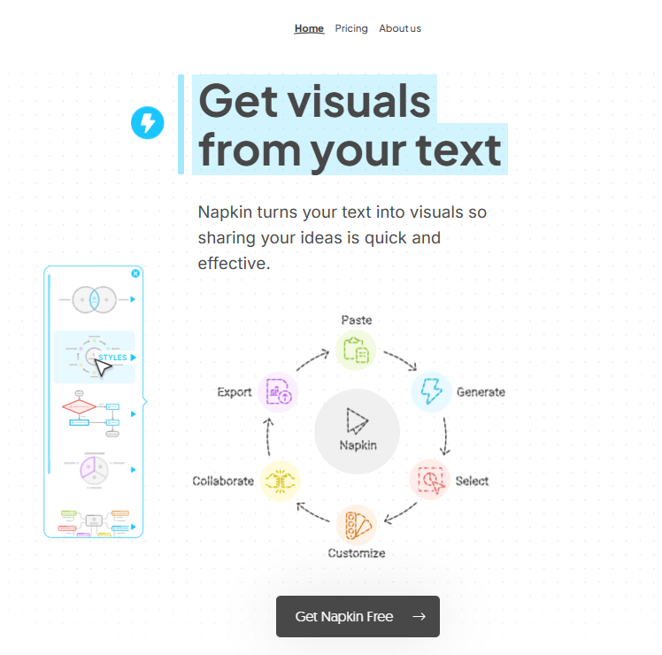Napkin AI: Revolutionary AI Visual Generator for Stunning Presentations 2 Napkin AI