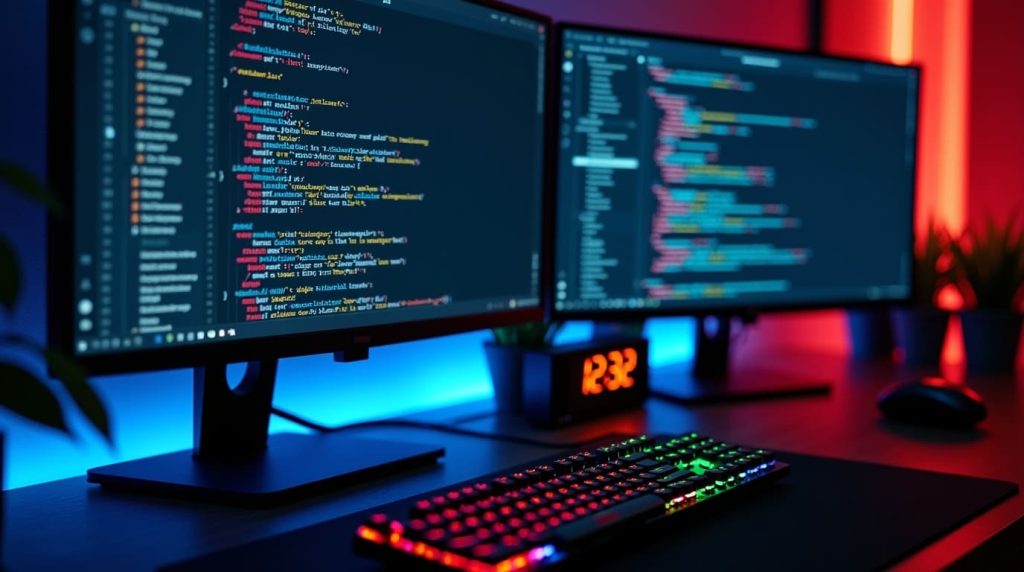 Flux Dev A modern and aesthetically pleasing programmers works 2 1