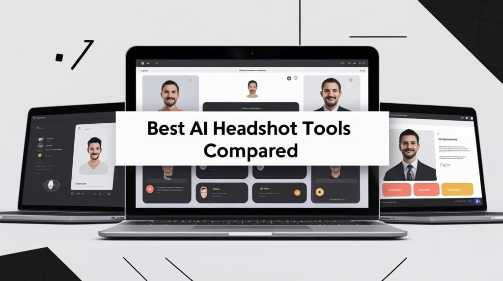 How to Create Professional-Looking Headshots at Home with AI (No Photographer Needed). 2 Leonardo Phoenix 10 Flatstyle infographic showing 5 laptop or 2 1