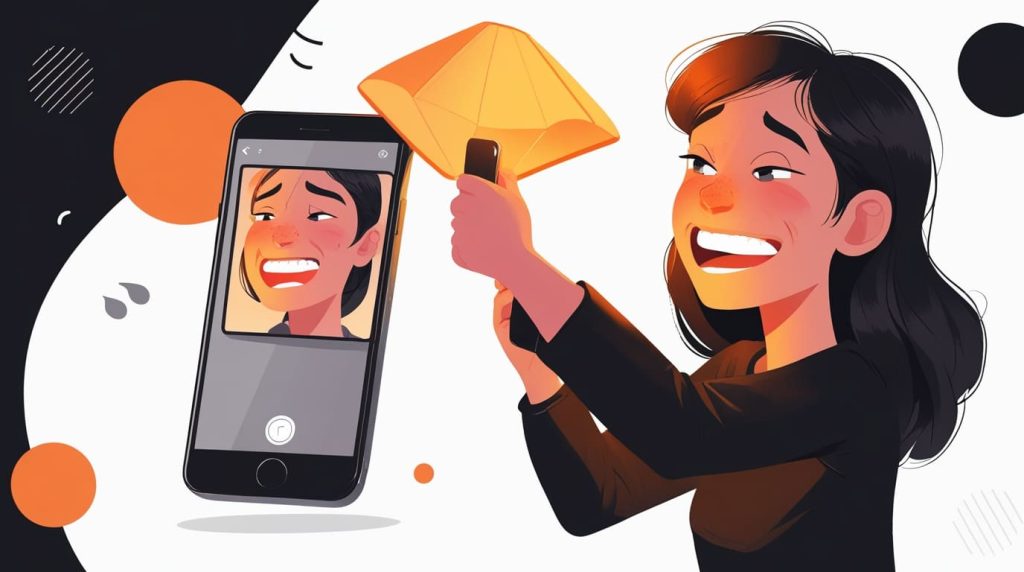 How to Create Professional-Looking Headshots at Home with AI (No Photographer Needed). 1 Leonardo Phoenix 10 Illustration of a frustrated person holdin 2 1