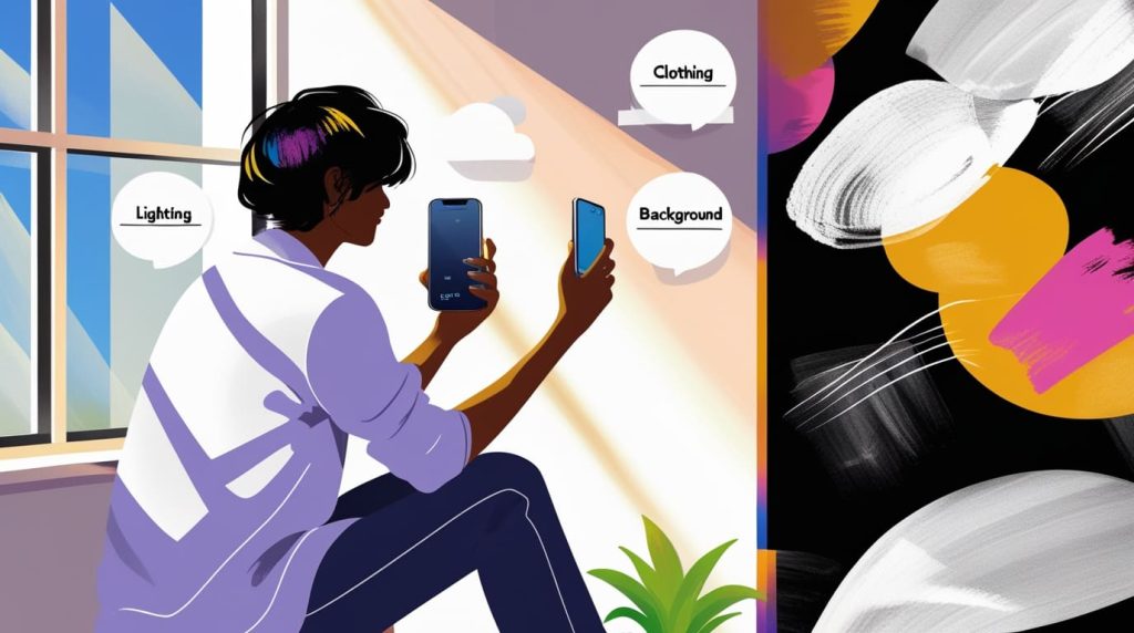 How to Create Professional-Looking Headshots at Home with AI (No Photographer Needed). 3 Leonardo Phoenix 10 Modern illustration of a person sitting ne 1 1