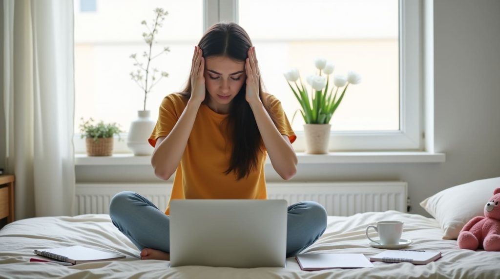Flux Dev A young woman with long dark hair wearing a mustard y 0 1