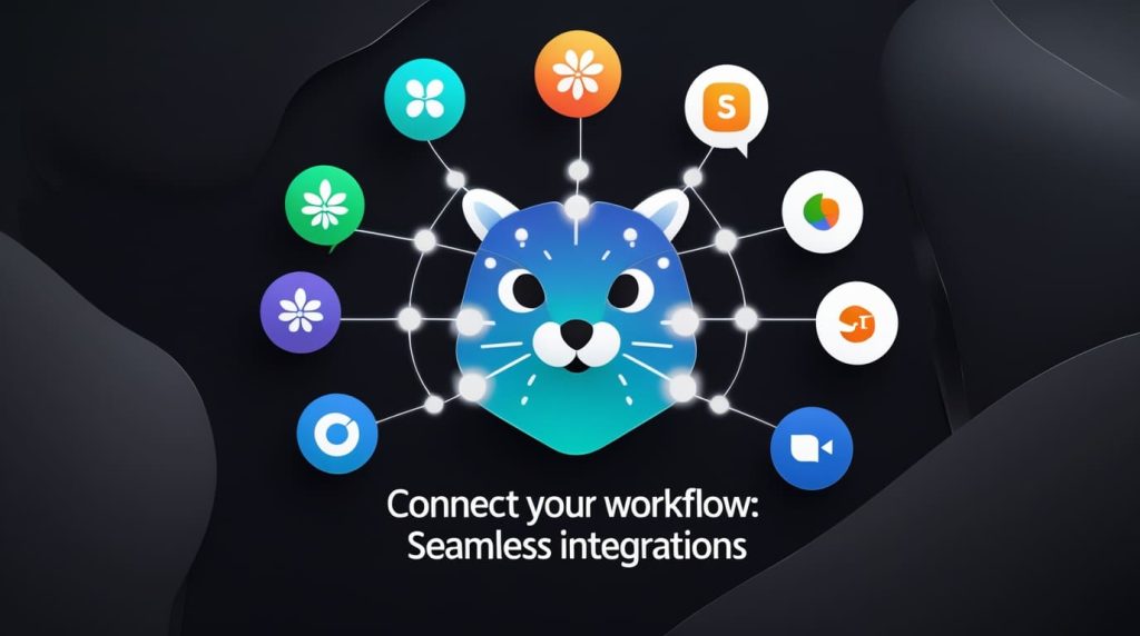 Leonardo Phoenix 10 A central stylized AI assistant icon repre 0 1