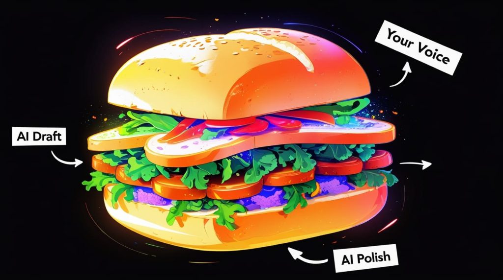 I Tested Handshake AI (Coco): How to Get Hired Without Sounding Like a Bot 4 Phoenix 10 A vibrant illustrated diagram of a sandwich floati 1 1