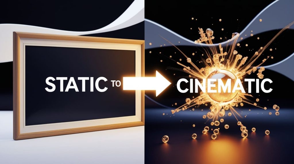 I Replaced My B-Roll with Pollo AI: How I Got Cinematic Results (and Avoided the Glitches) 2 Phoenix 10 A splitconcept illustration On the left side a flat 2 1