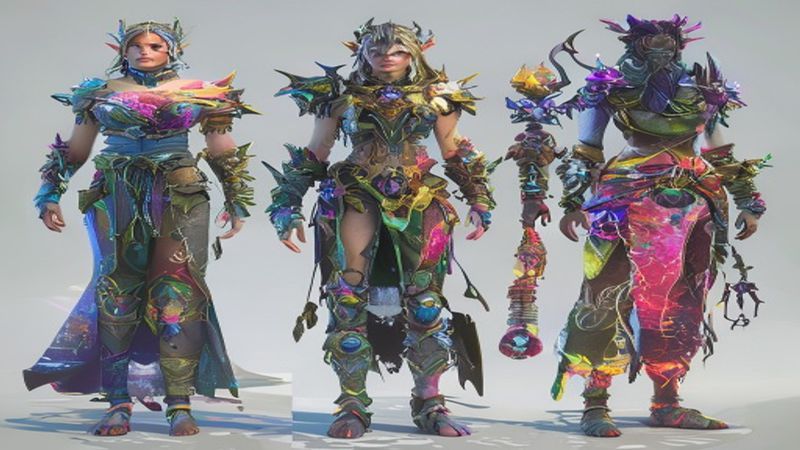 Best Free AI Game Generators and Makers to Try in 2026 2 AI generated game characters and assets