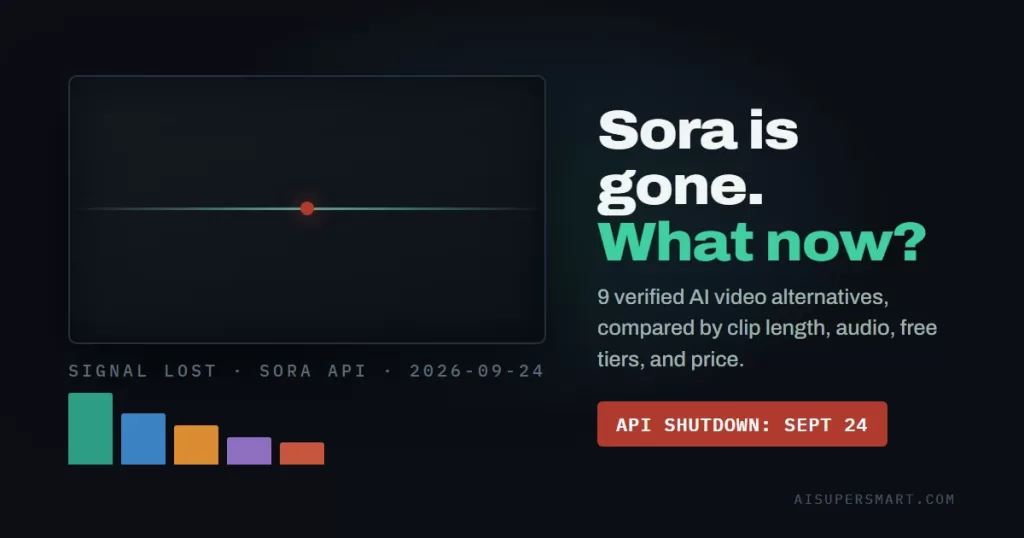OpenAI Sora shutdown notice and the best AI video alternatives for 2026