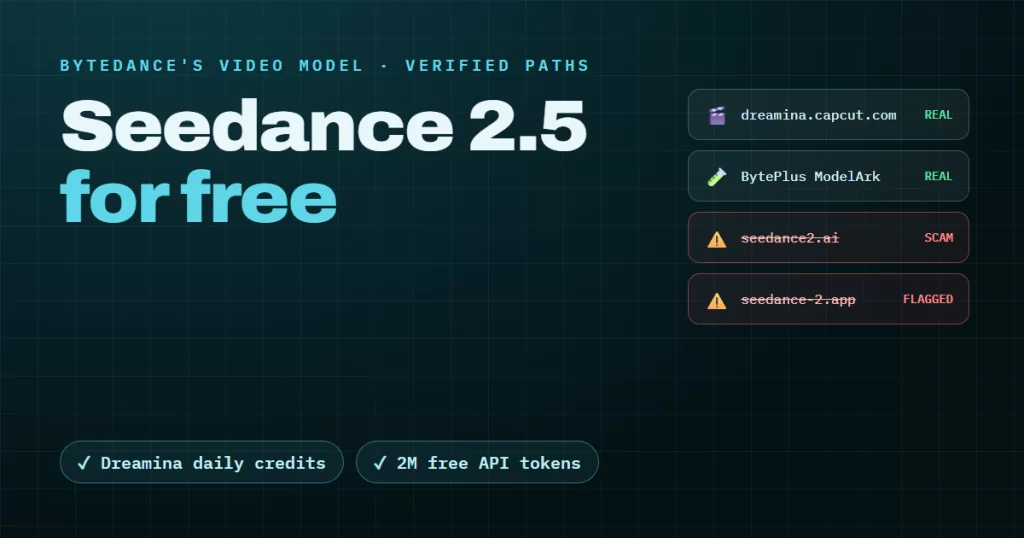 How to Use Seedance 2.5 Free: Every Real Path (No Scams)