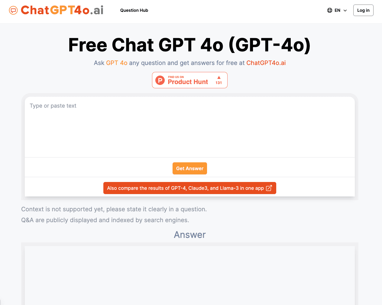 chatgpt 4o test free